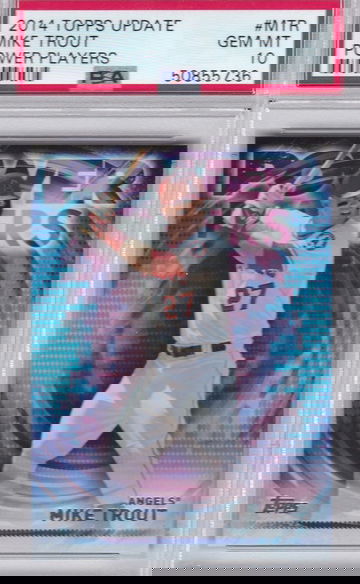 2014 TOPPS UPDATE POWER PLAYERS MIKE TROUT PSA 10 GEM MT #MTR