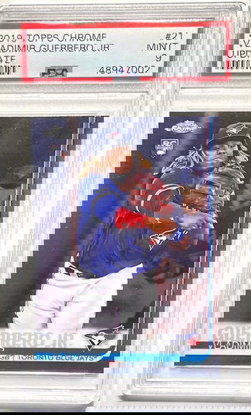 2019 Topps Chrome Update Vladimir Guerrero Jr #21 PSA 9 MINT