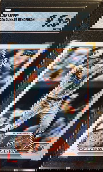 2023 Topps Series 1 Gunnar Henderson Rookie Card SGC 9.5