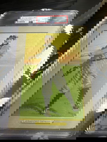 T3 turkey red Sam Crawford psa 2.5 