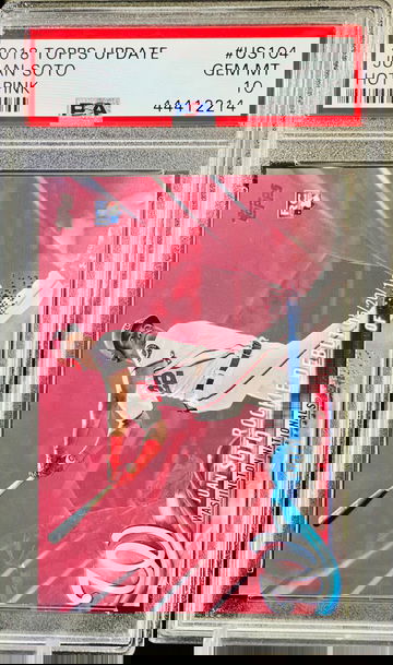 2018 Juan Soto RC Mothers Day Hot Pink PSA 10 POP 4