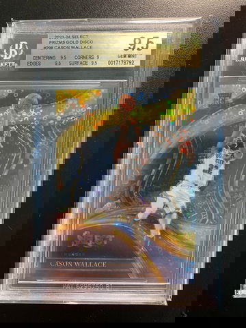 2023 select gold disco /10 cason Wallace bgs 9.5 