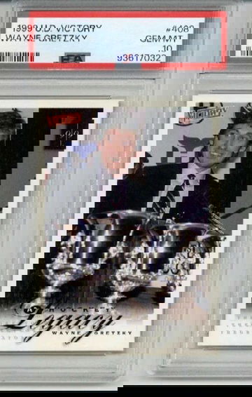 1999 UPPER DECK VICTORY #408 WAYNE GRETZKY CARD OILERS PSA 10 LOW POP