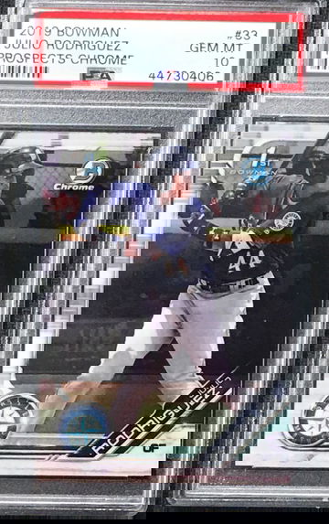 Julio Rodriguez Bowman chrome psa 10 