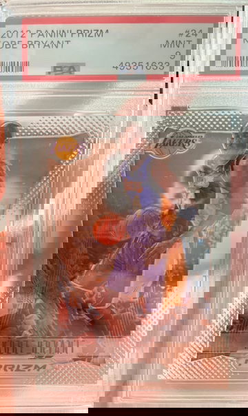 2012 prizm Kobe Bryant PSA 9