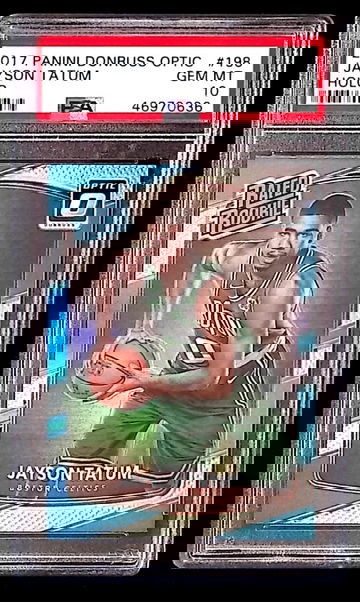 2017 Optic #198 Jayson Tatum Holo PSA 10