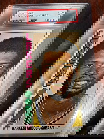 1976 Topps Kareem Abdul-Jabbar PSA 3