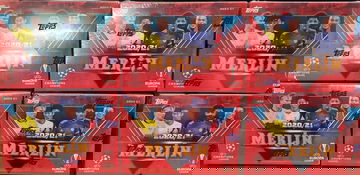 Lot of 6 2020-21 Topps Merlin Chrome Soccer Blaster Boxes