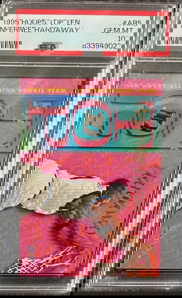 1995-96 NBA Hoops Top 10 #AR5 Anfernee Hardaway PSA 10 GEM MINT Pop Only 16