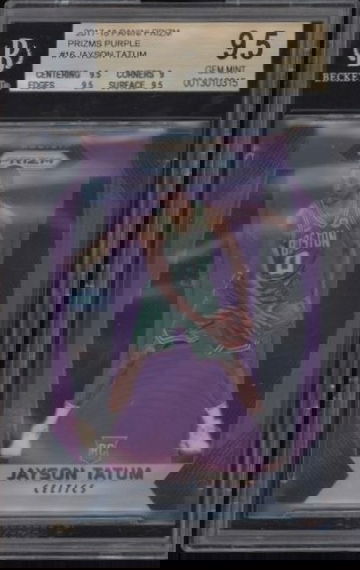 2017 Prizm Jayson Tatum purple