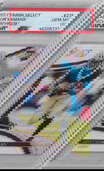 2017 Select Alvin Kamara Silver PSA 10