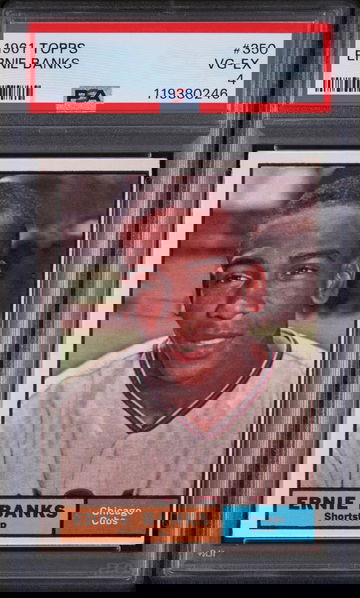 1961 Topps Ernie Banks #350 PSA 4