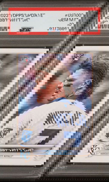 2022 Topps Update Bobby Witt Jr. SP PSA 10