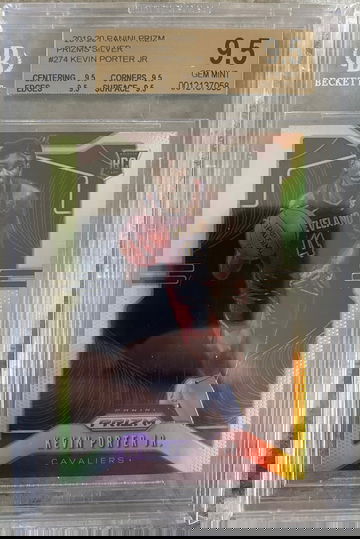 Kevin Porter Jr silver Prizm BGS True Gem Mint Quad 9.5