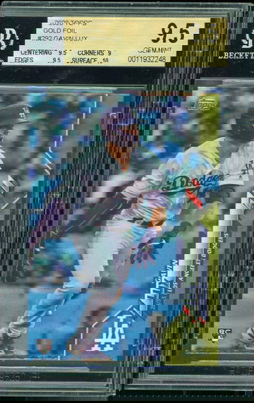 2020 Topps Gavin Lux Gold Foil BGS 9.5