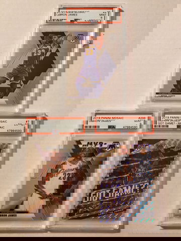 LeBron James lot of 3 Slabs