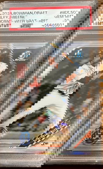 Riley Greene Bowman Chrome Refractor PSA 10