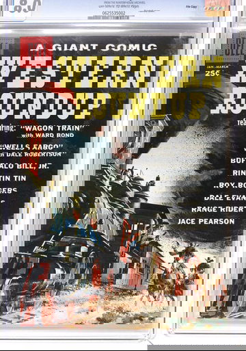 WESTERN ROUNDUP #25, CGC 8.0 VF -- FILE COPY