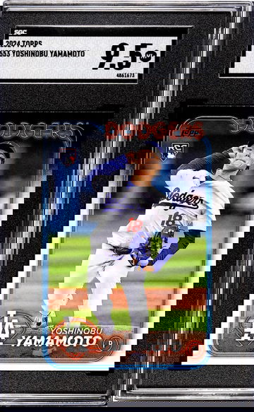 2024 Topps #553 Yoshinobu Yamamoto SGC 9.5