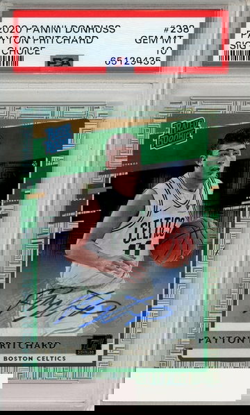 2020 PANINI DONRUSS PAYTON PRITCHARD #238 SIG CHOICE PSA 10 AUTO RC