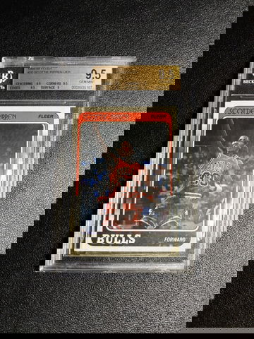 1988/89 Fleer Scottie Pippen #20 Rookie BGS 9.5 Bulls