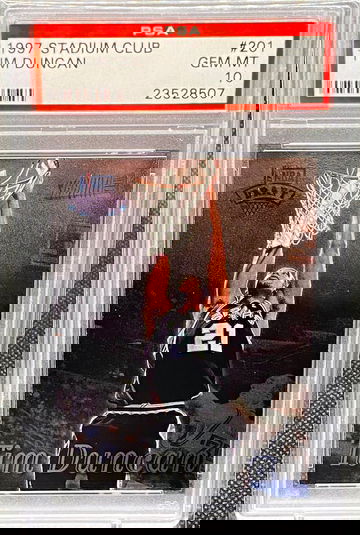 1997 Stadium Club Tim Duncan Rookie PSA 10 #201