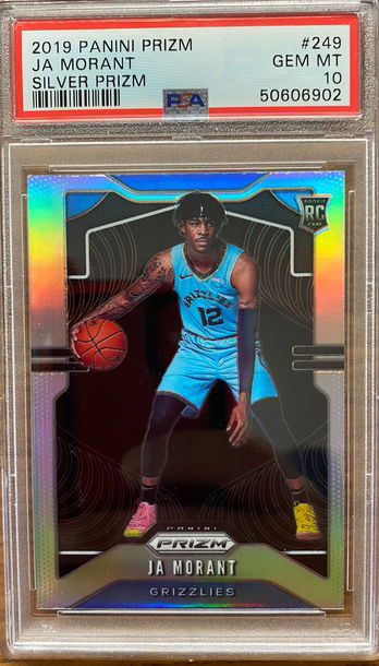 2019 Prizm Ja Morant Silver PSA 10
