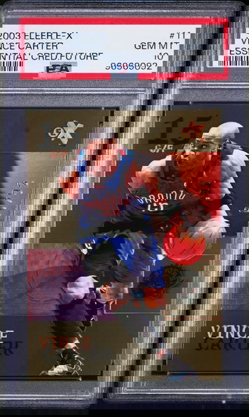 Vince Carter 2003 Fleer e-X Essential Credentials Future /92 PSA 10 POP 1