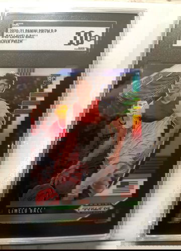2020-21 Prizm Draft Silver Lamelo Ball RC SGC 10