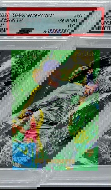 2020 Topps Inception Bo Bichette Green Parallel PSA 10 Rookie!