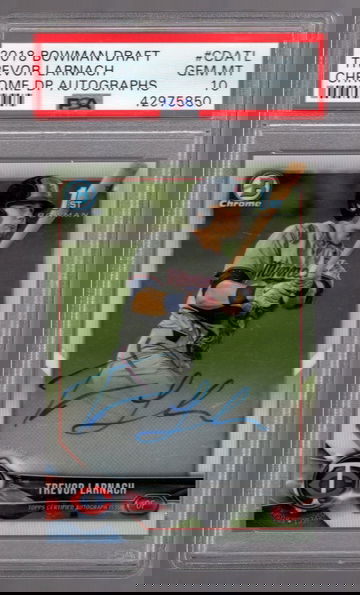 Trevor Larnach 2018 Bowman Auto