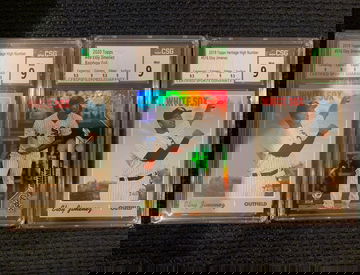 Topps 3 card Eloy Jimenez lot CSG 9