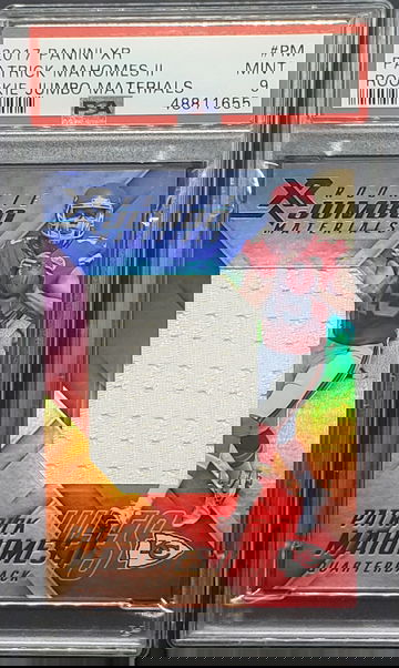 2017 XR Rookie Jumbo Materials /75 PSA 9