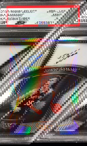 2019 Panini Select Luka Samanic Rookie Signatures RC PSA 9 Rookie Auto