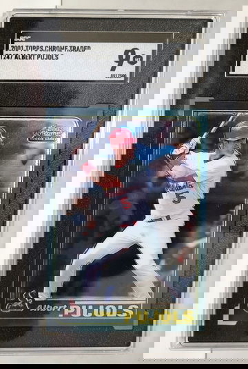 2001 Topps Chrome Traded Albert Pujols RC #T247 - SGC 9 MINT Rookie