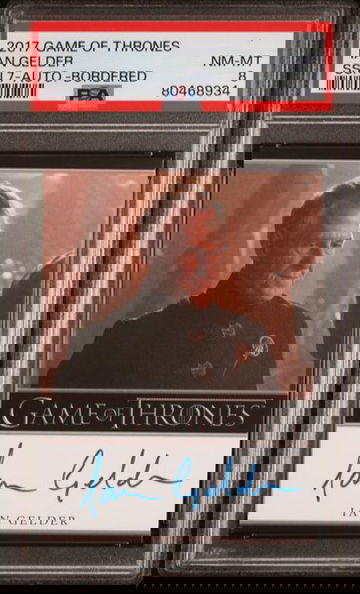 2017 Game of Thrones Ian Gelder SSN 7 Auto (Bordered) PSA 8 [NS-1B.13]