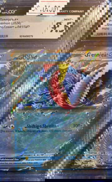 2024 Pokémon Greninja ex Stellar Crown 041/142 CGC 9.5 Mint+