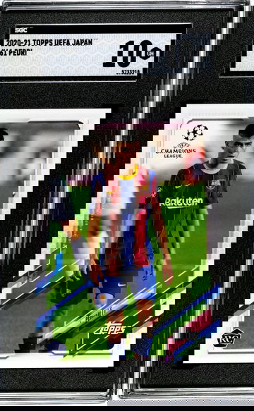 2020-21 Topps UEFA Japan Pedri #61 RC SGC 10
