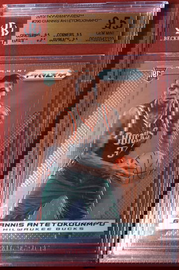 Giannis Antetokounmpo 2013 Prizm Prizms BGS 9.5