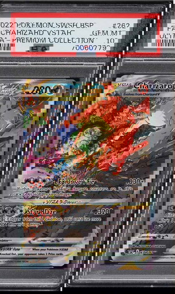 2022 Pokemon SWSH Black Star Promo Ultra Premium Charizard VSTAR #262 PSA 10 GEM