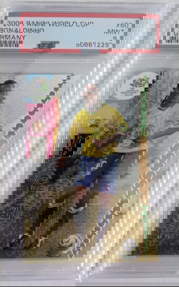 2006 Panini World Cup Soccer Germany #60 Ronaldinho PSA 9 MINT 