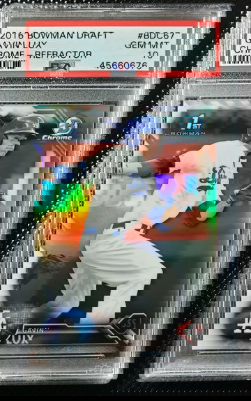 2016 Bowman Gavin Lux Refractor PSA 10