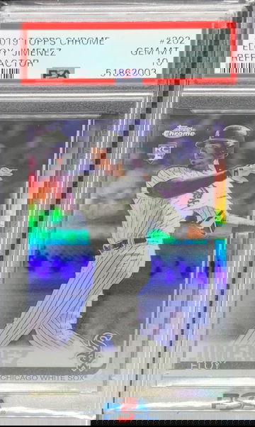 2019 Topps Chrome Eloy Jimenez Rookie Refractor PSA 10 Gem Mint