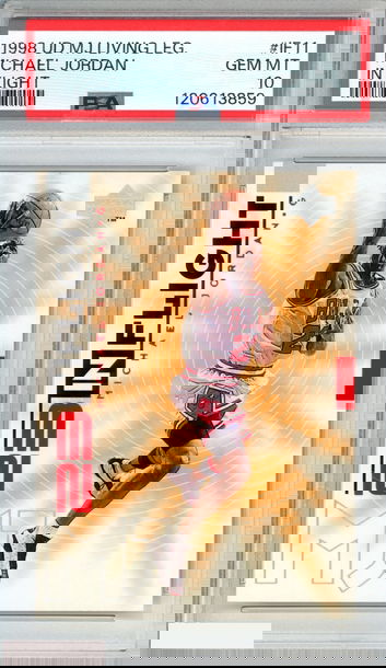 1998 UPPER DECK MJ LIVING LEGEND IN FLIGHT MICHAEL JORDAN #IF11 PSA 10 GEM MT
