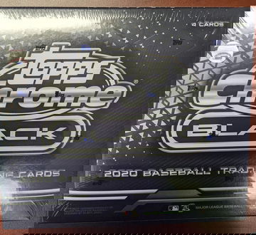 2020 Topps Chrome Black Baseball Hobby Box 
