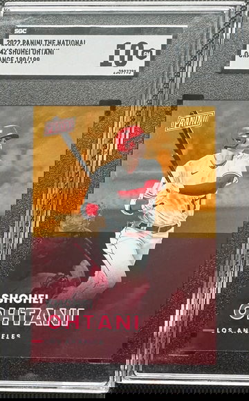 2022 Panini The National #42 Shohei Ohtani Orange /199 SGC 10