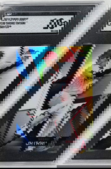 2018 Shohei Ohtani Topps Finest Refractor SGC 10 Rookie Card 