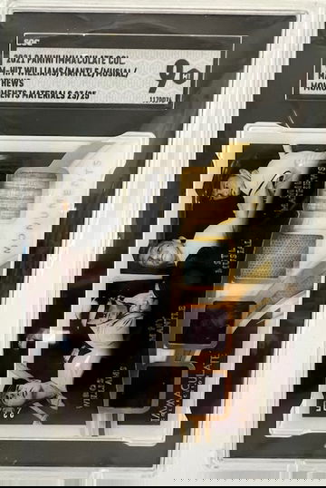 2021 Mantle/Williams/Musial/Mathews Immaculate Monuments Materials 23/25