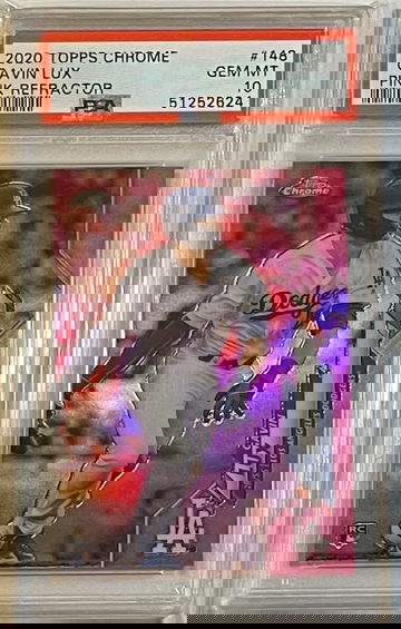 2020 Topps Chrome Gavin Lux Pink