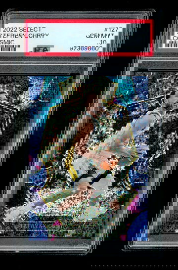 2022 Panini Select Stephen Steph Curry Cosmic PSA 10